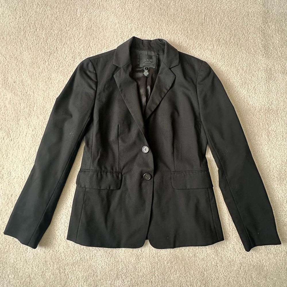 JCrew Collection Black Blazer, Size 0